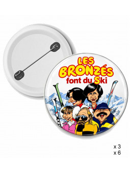 Badge Les bronzés font du ski