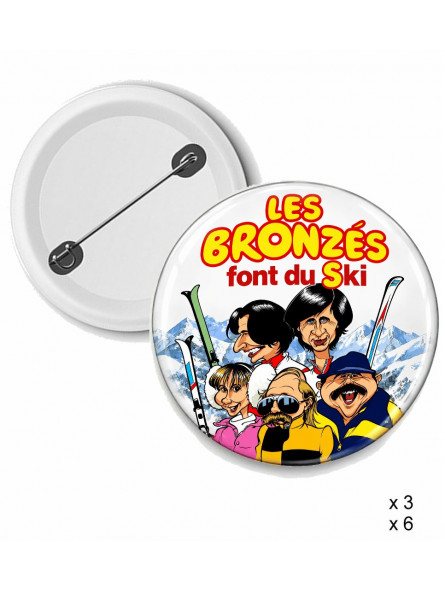 Badge Les bronzés font du ski