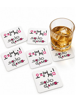 Dessous de verres Squid game x 6