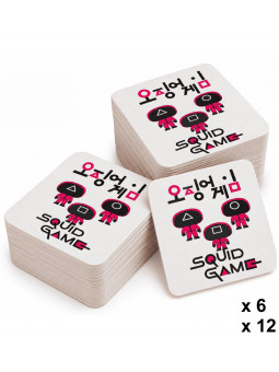 Sous bocks Squid game