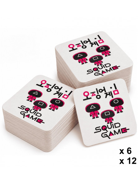 Sous bocks Squid game
