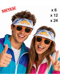 visière carton les bronzés font du ski