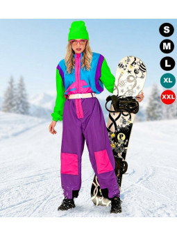Déguisement Combinaison Les bronzés du ski Femme