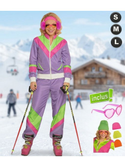 Déguisement complet Les Bronzés font du ski femme