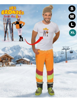 Déguisement Les bronzés font du ski - Tshirt