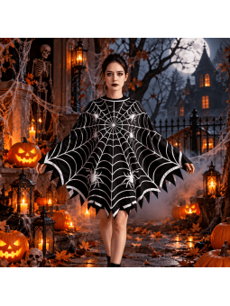 Déguisement Poncho Halloween femme