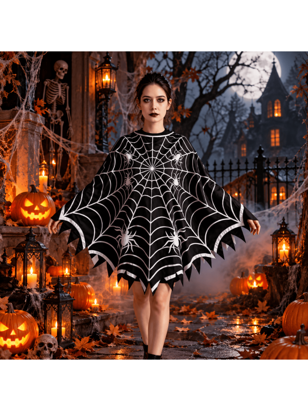 Déguisement Poncho Halloween femme