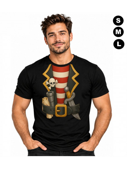Déguisement Tshirt Pirate homme