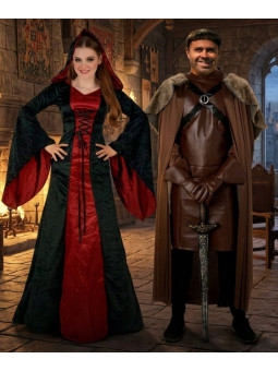 Déguisement Les Visiteurs couple montmirail