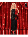 Déguisement Dalida paillettes noires