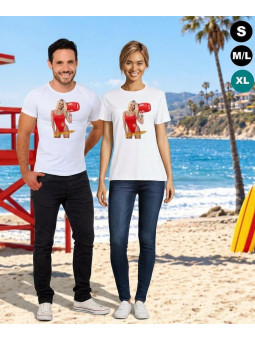 Tee shirt alerte à malibu Pamela Anderson