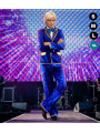 Déguisement de Claude François bleu