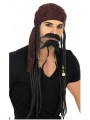 Perruque de pirate homme