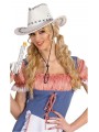 Chapeau de cow-girl blanc