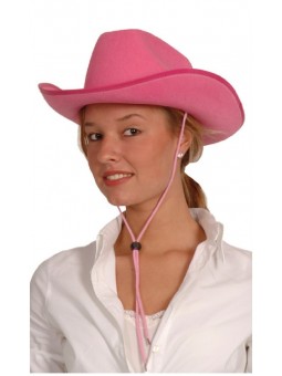 Chapeau de Cow-girl rose