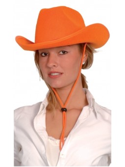 Chapeau de Cow-girl orange