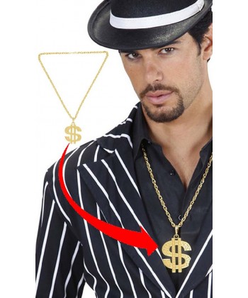 Collier pendentif Dollar Al Capone