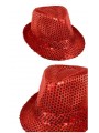 Justin paillettes rouge disco