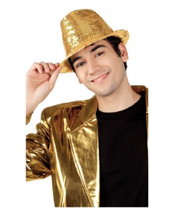 Justin paillettes dorées disco