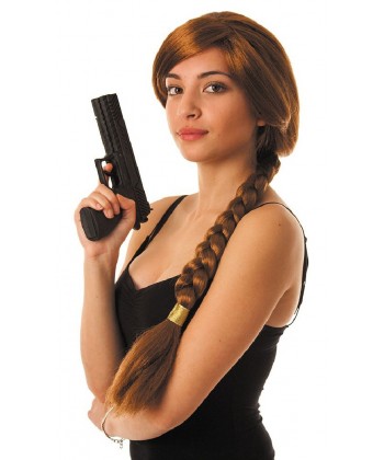 Perruque Lara Croft