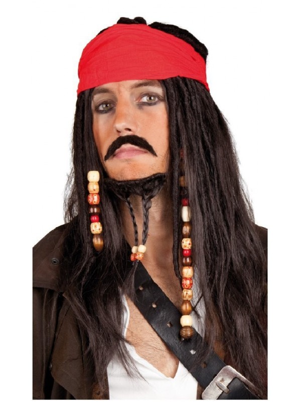 Perruque de Jack sparrow