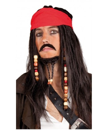 Perruque de Jack sparrow