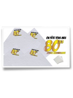 20 Serviettes "50ans"