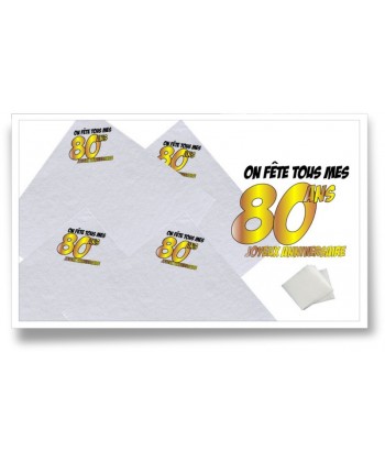 20 Serviettes "50ans"