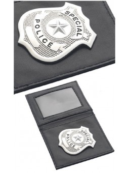 Pochette avec badge POLICE