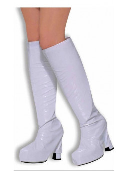 Sur bottes vinyle rouge